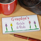 Petals and Buds Personalized Checkbook Cover